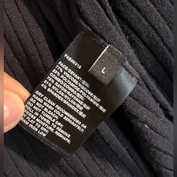 lafayette 148 matching set KNIT RIBBED OPEN FRONT CARDIGAN & bateau neck top L - Picture 16 of 16